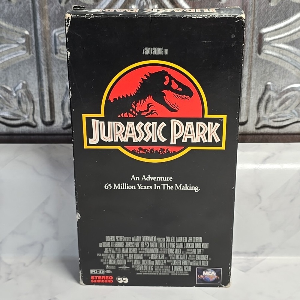 Jurassic Park Original Box (VHS 1993) Steven Spielberg Vintage